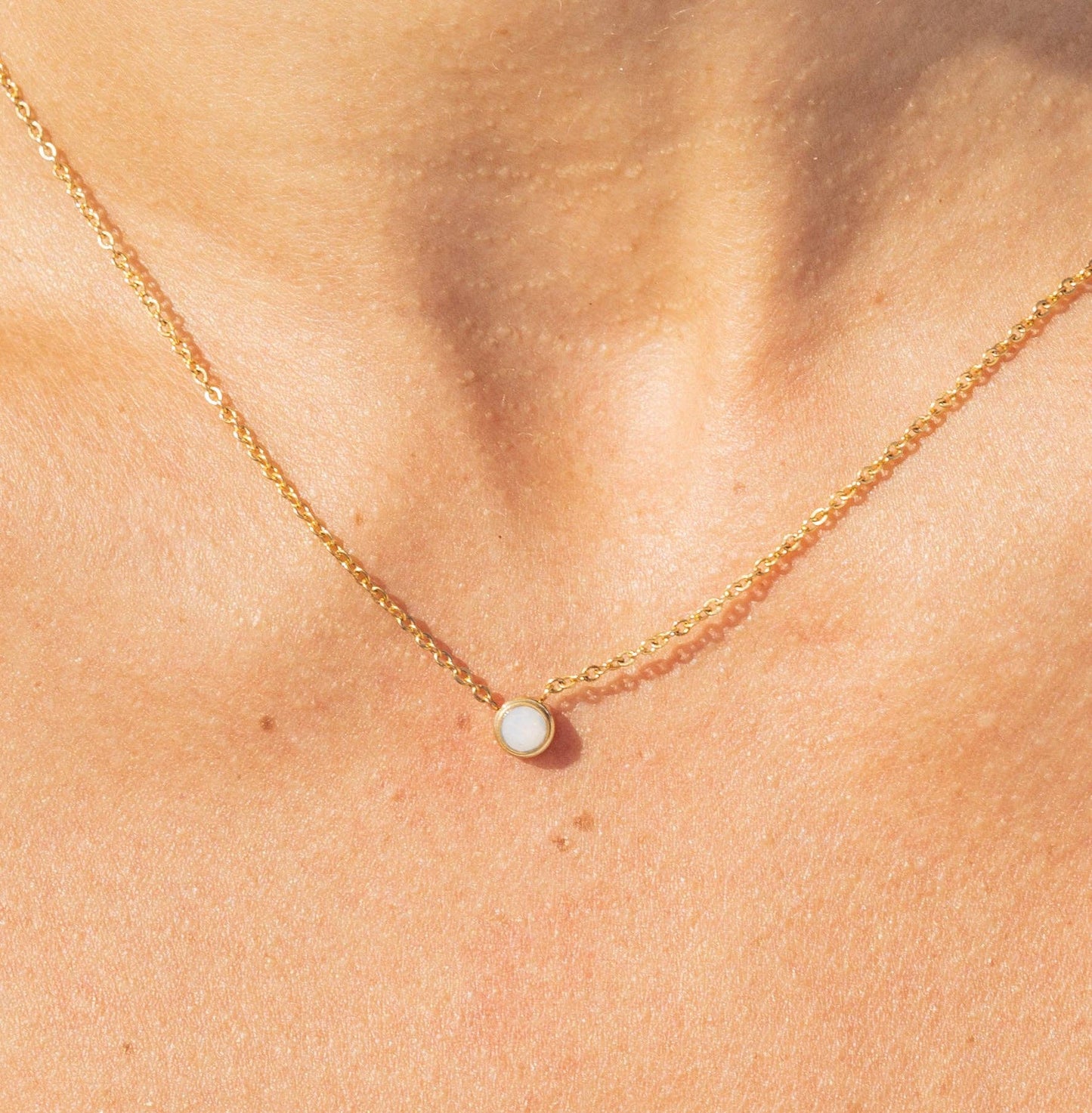 Star Stone Necklace - Birth Stones