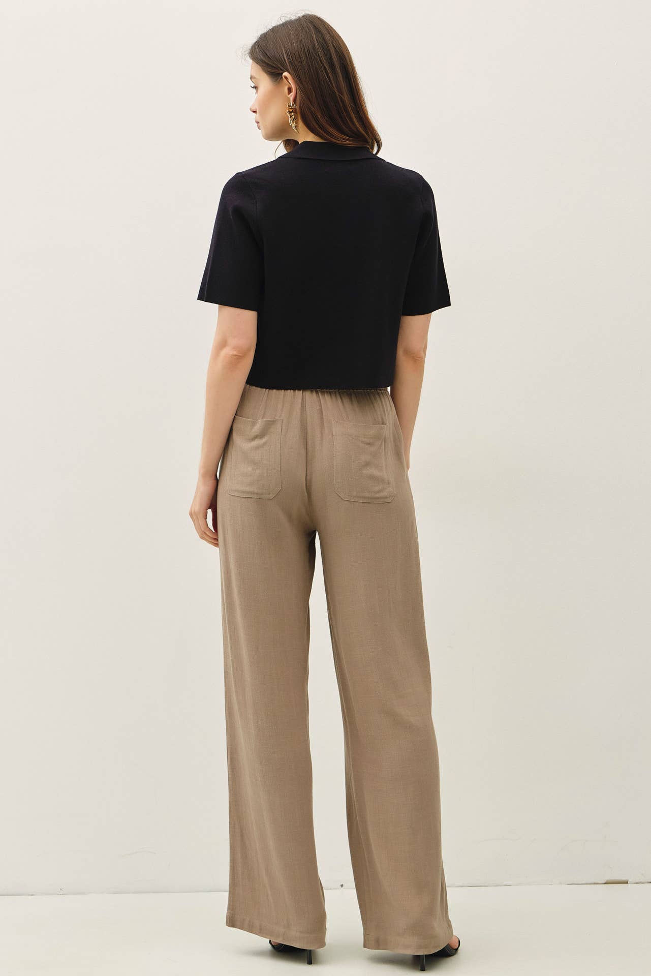 Minimalist Cropped Blazer Sweater