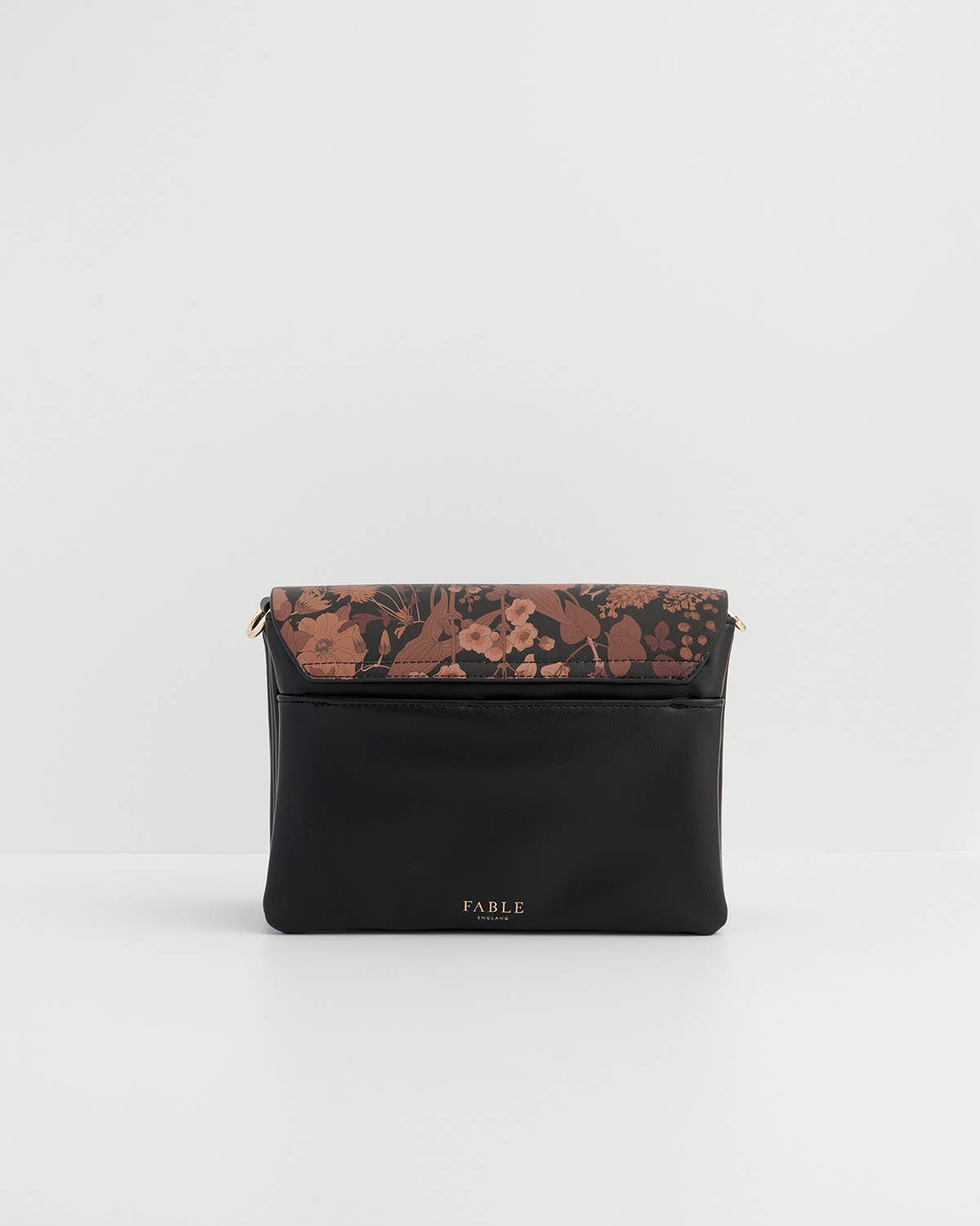 Deco Blooms Black Crossbody Purse