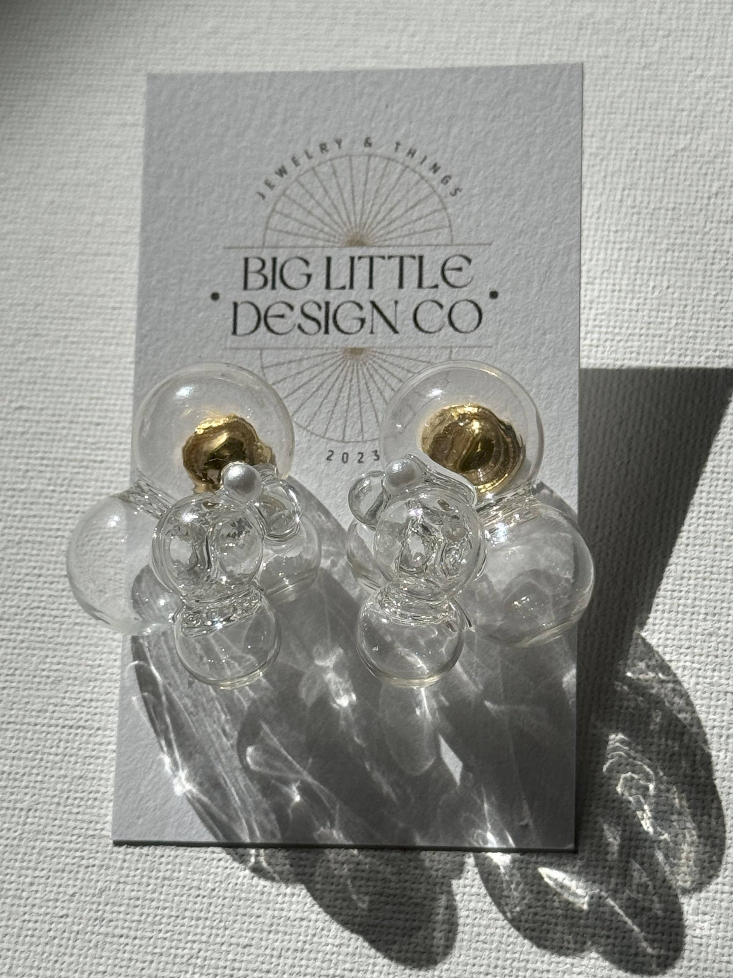 Glass Bubble Earrings - The Ivan