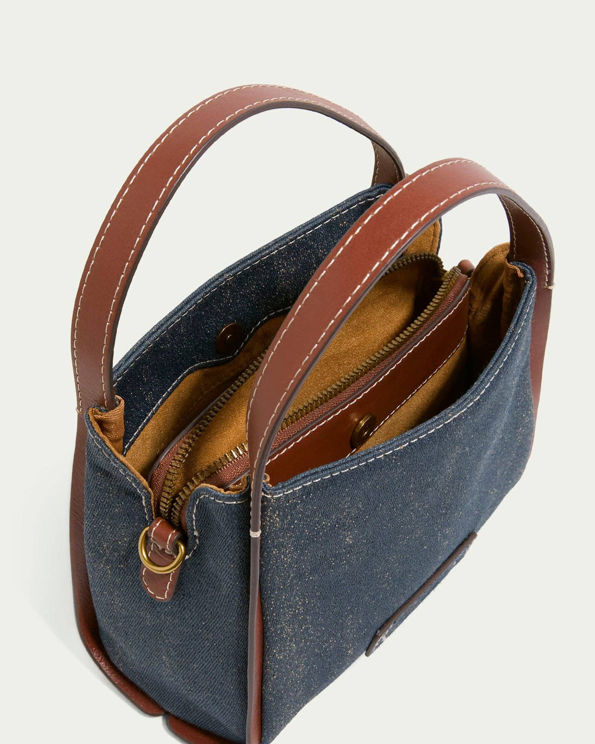 Auburn Mini Crossbody - Sage Leaf Bomber Leather