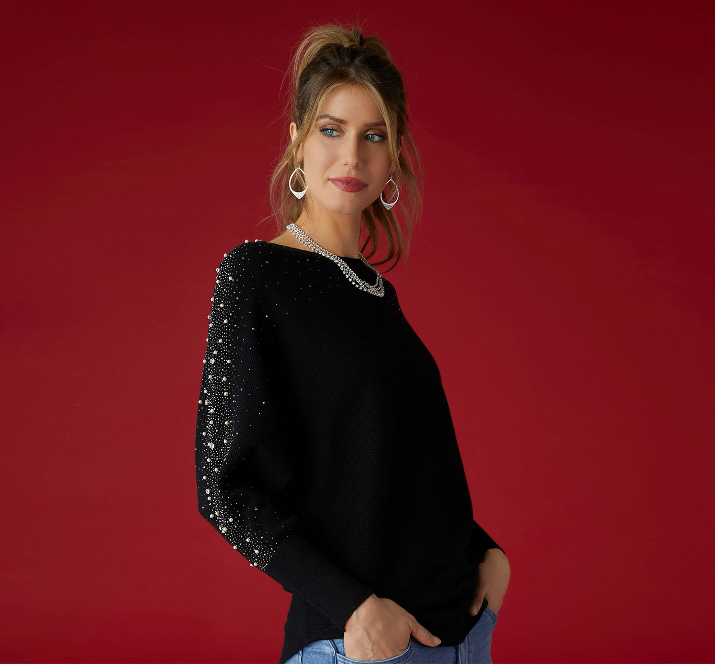 Nicolette Fine Gauge Sweater