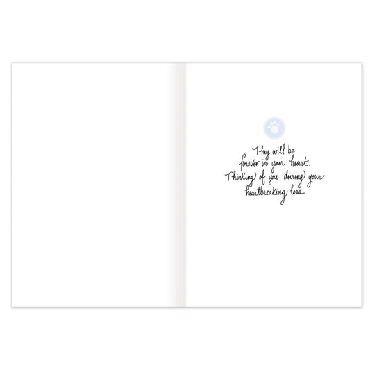 Clouds Pet Sympathy Card