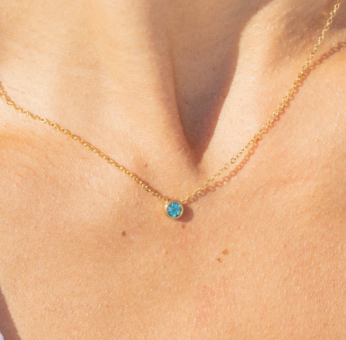 Star Stone Necklace - Birth Stones