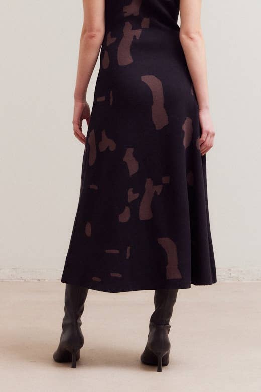 Catherine Fitted Knit Maxi Dress