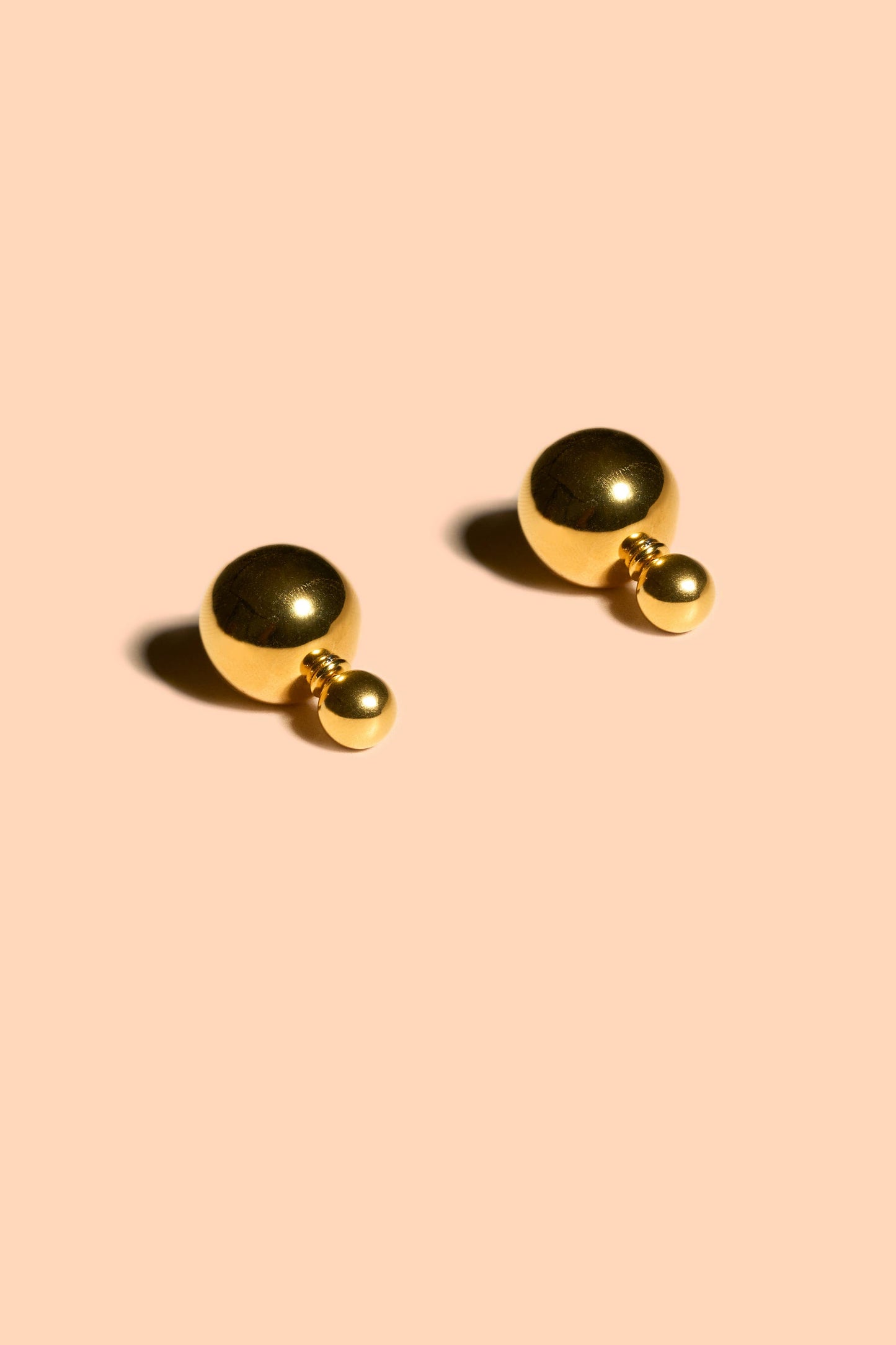 Duo Studs - 18k Gold Plated