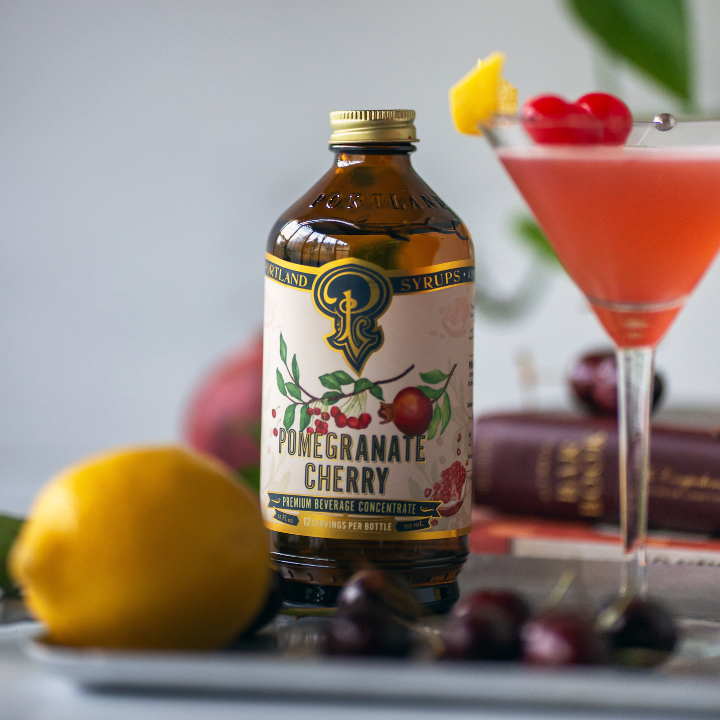 Pomegranate Cherry Syrup - Cocktail / Mocktail Mixer