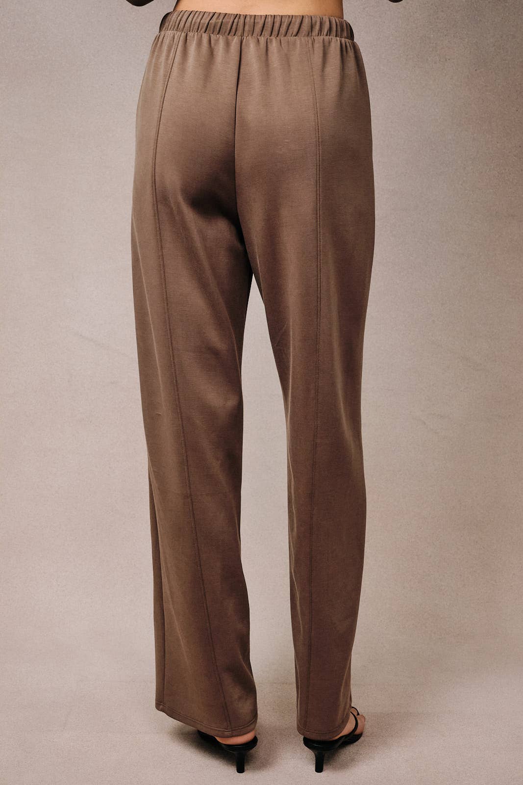 Front Seam Wide Leg Lounge Pants