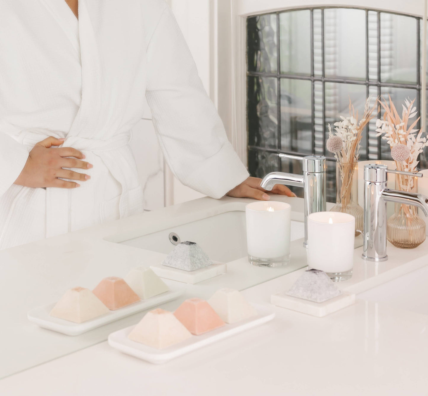 Rose Quartz Soap | Lavender & Pink Grapefruit