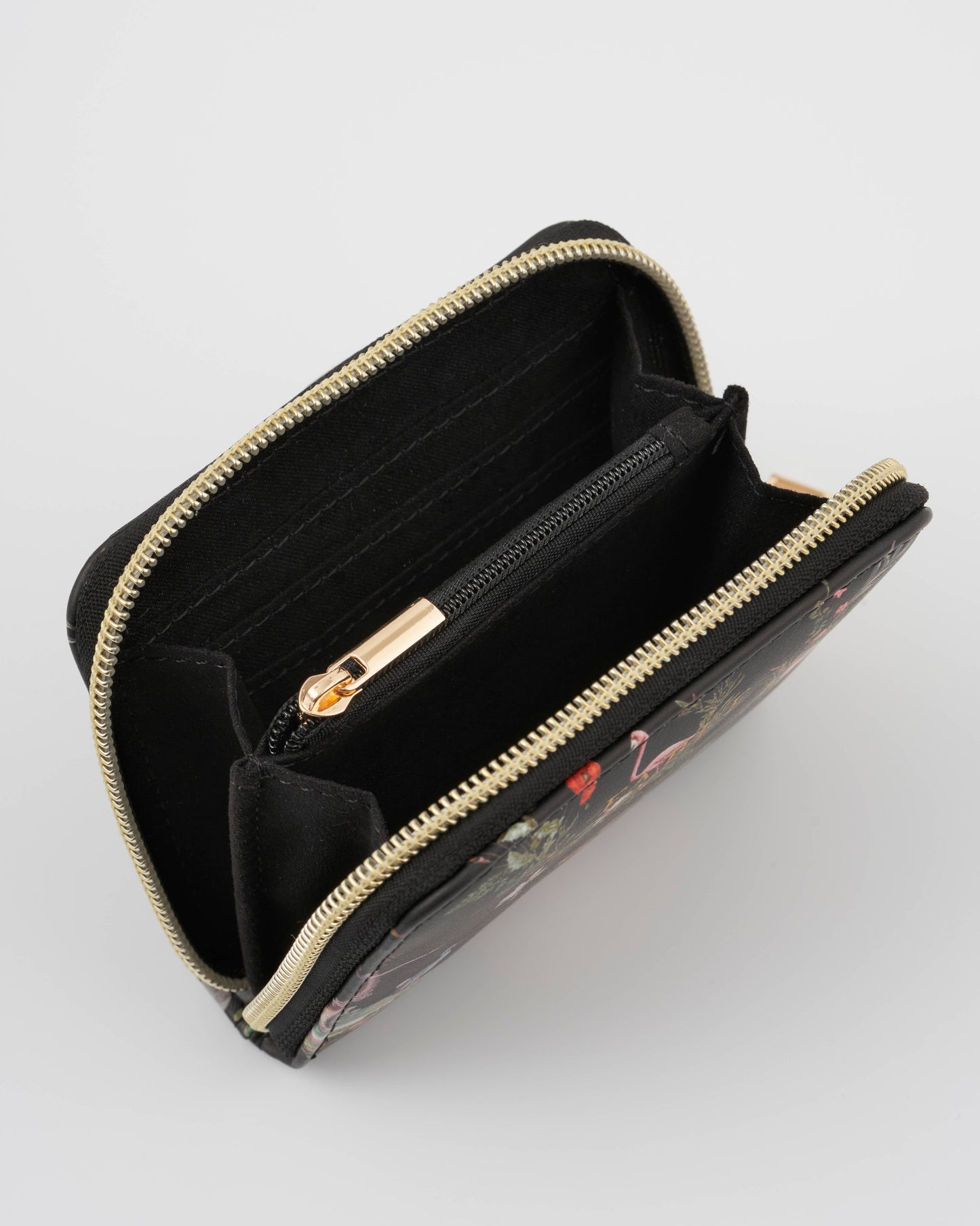 Wonderland Black Small Wallet