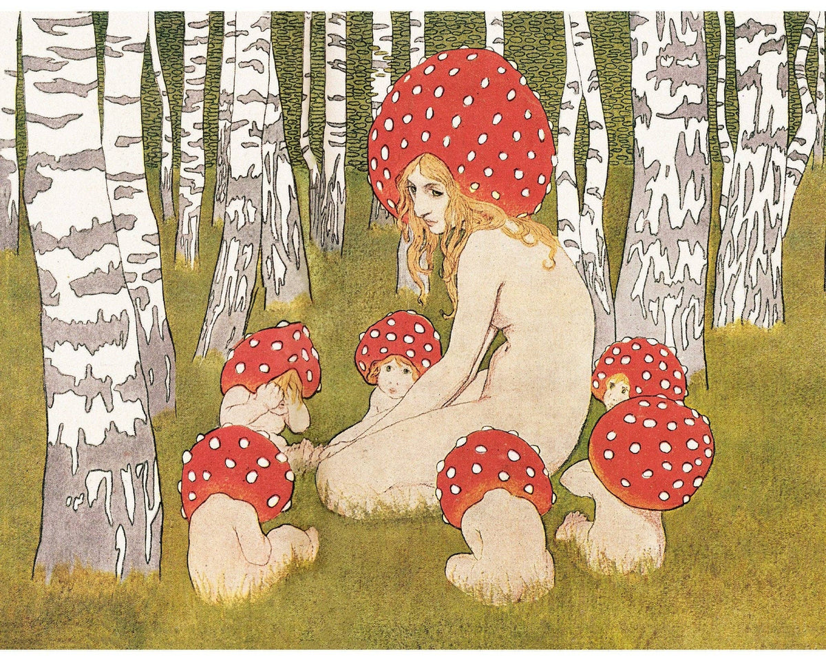Vintage Mother Nature Fine Art Print