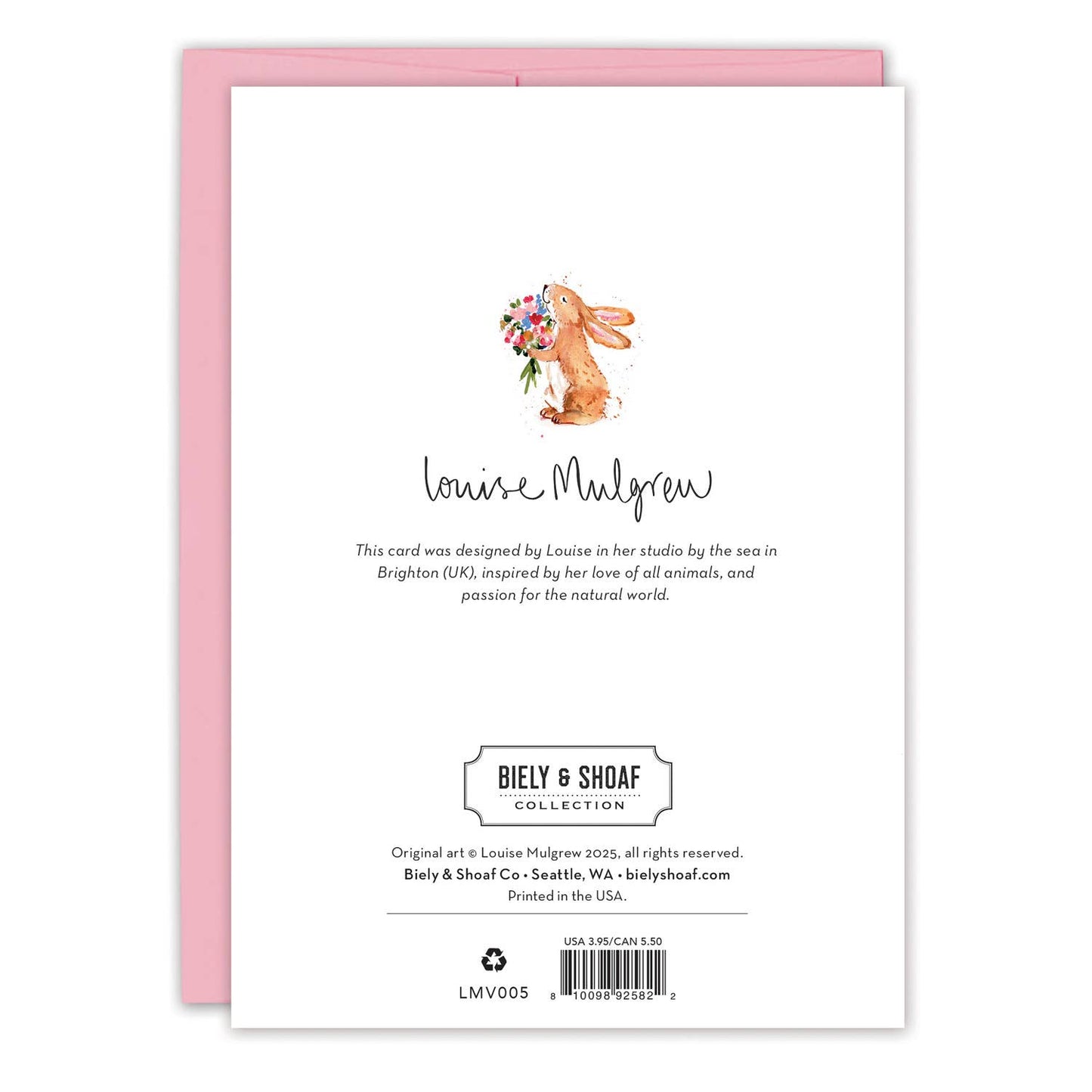 Bunnies Valentine's Day Card