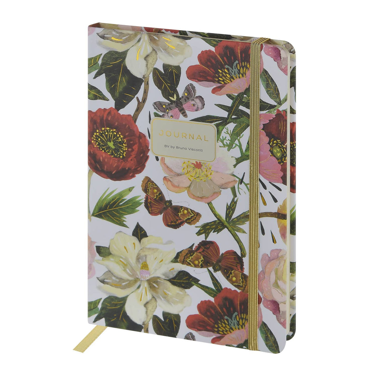 Hardcover Journal - Peonies