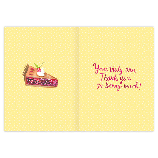 Sweet As Pie Thank You Card
