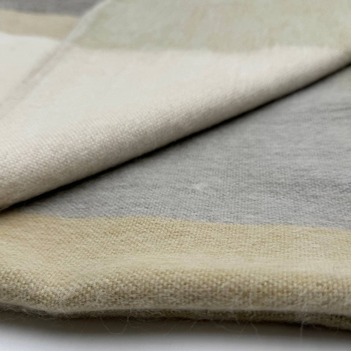 Alpaca Throw Blanket - Salt Flat