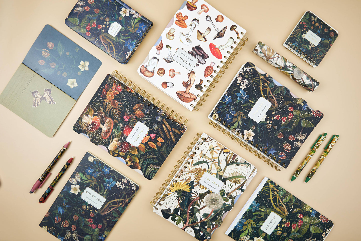 Art Journal   - Forest Mushrooms