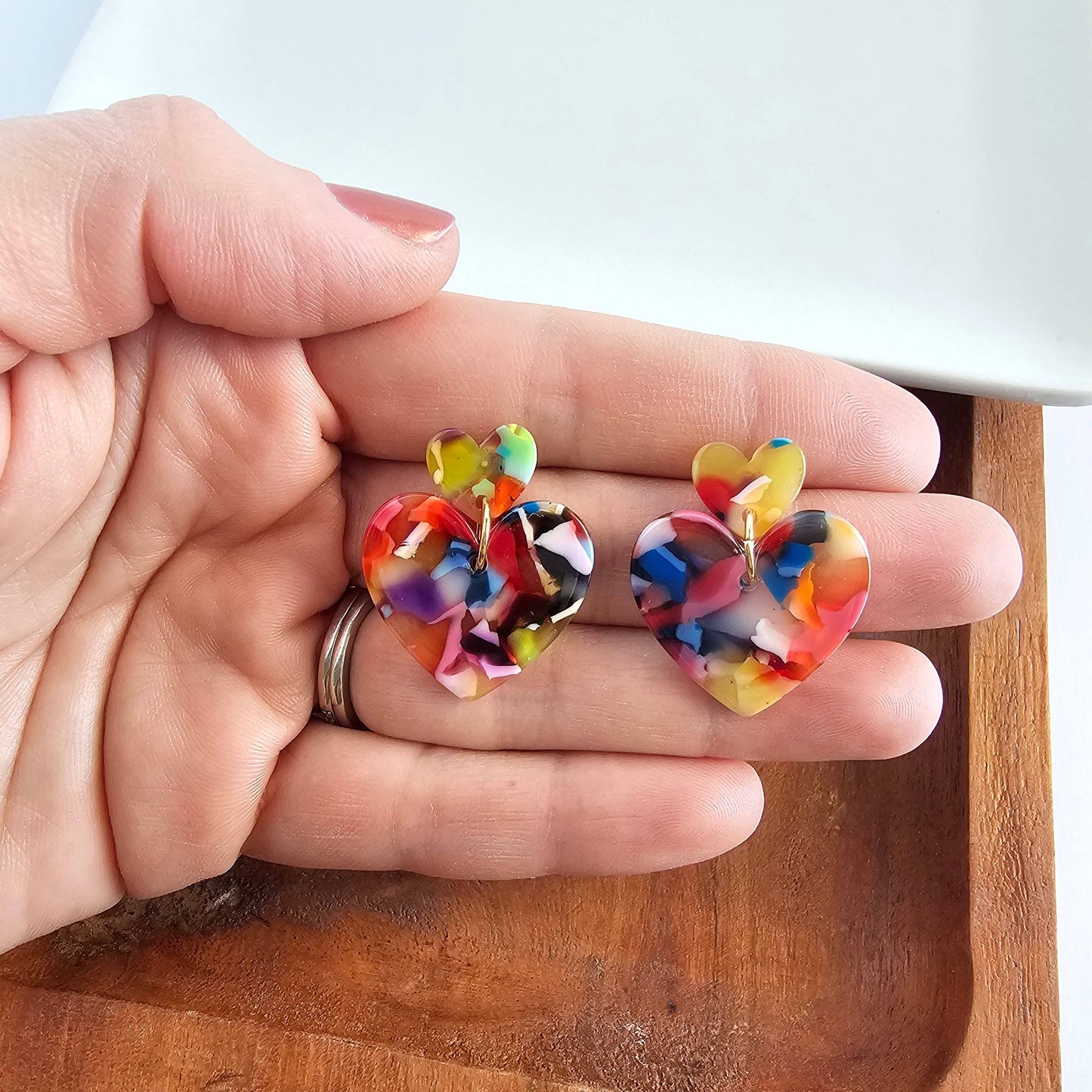 Darling Heart Earrings - Fiesta