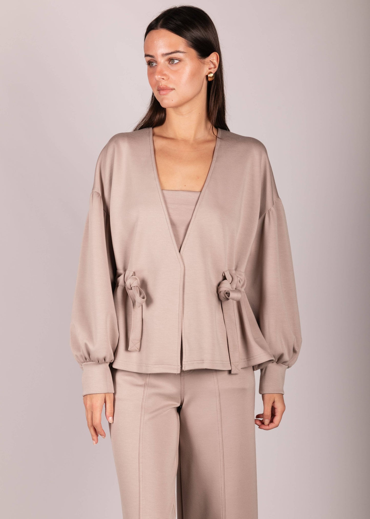 P. CILL Butter Modal Wrap Cardigan