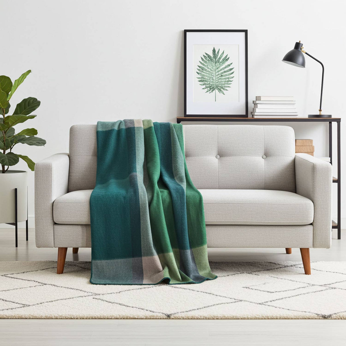 Alpaca Throw Blanket - Alpine