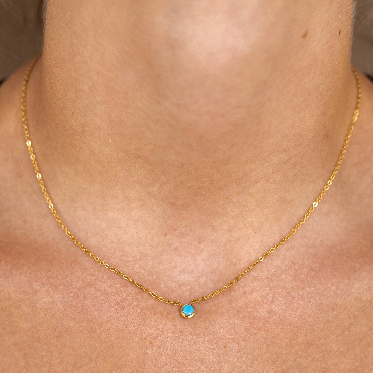 Star Stone Necklace - Birth Stones