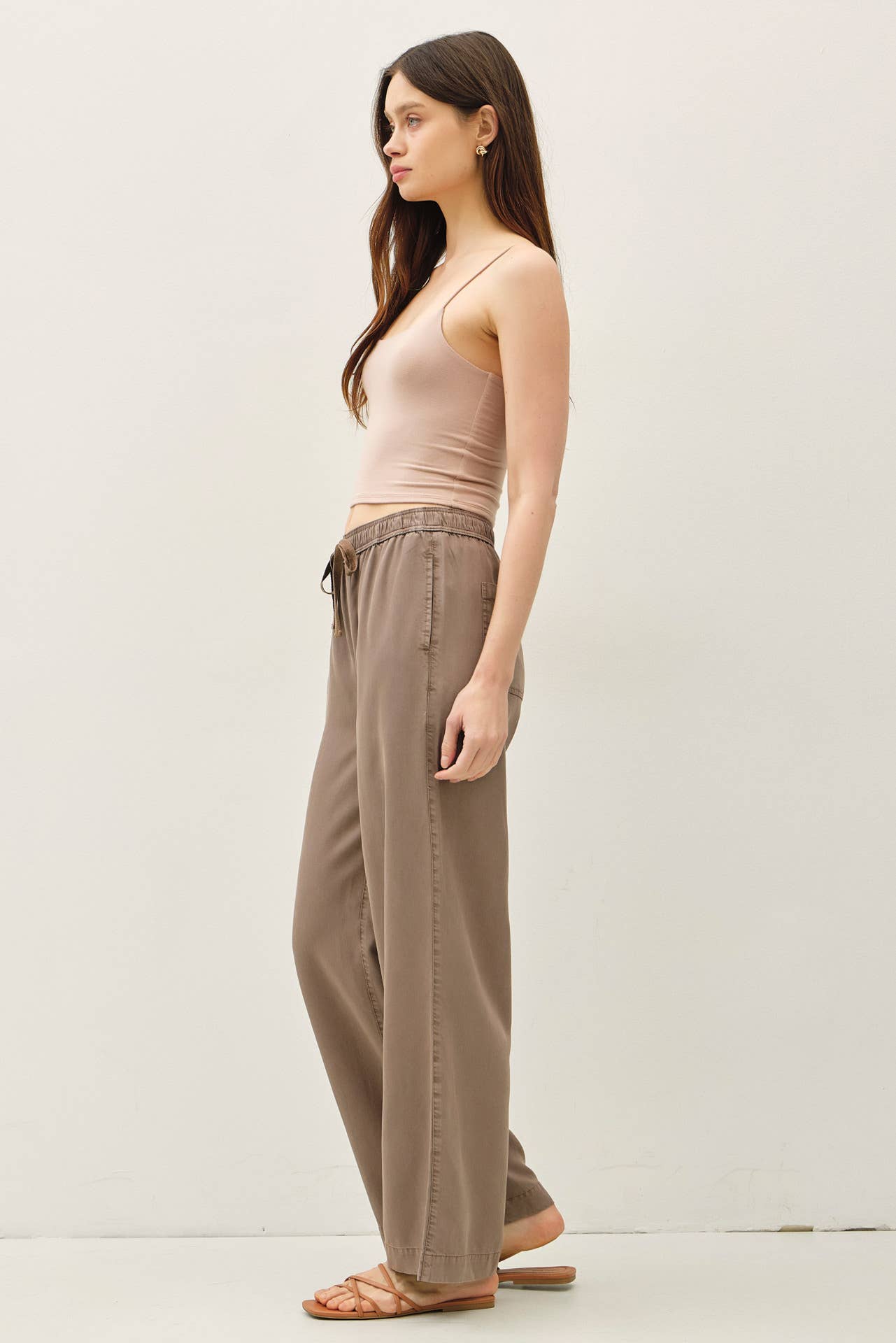 Adrianna Tencel Wide Leg Pants