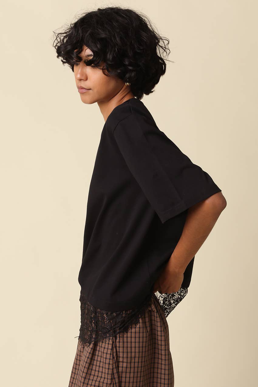 Ceci Lace Accent Tee