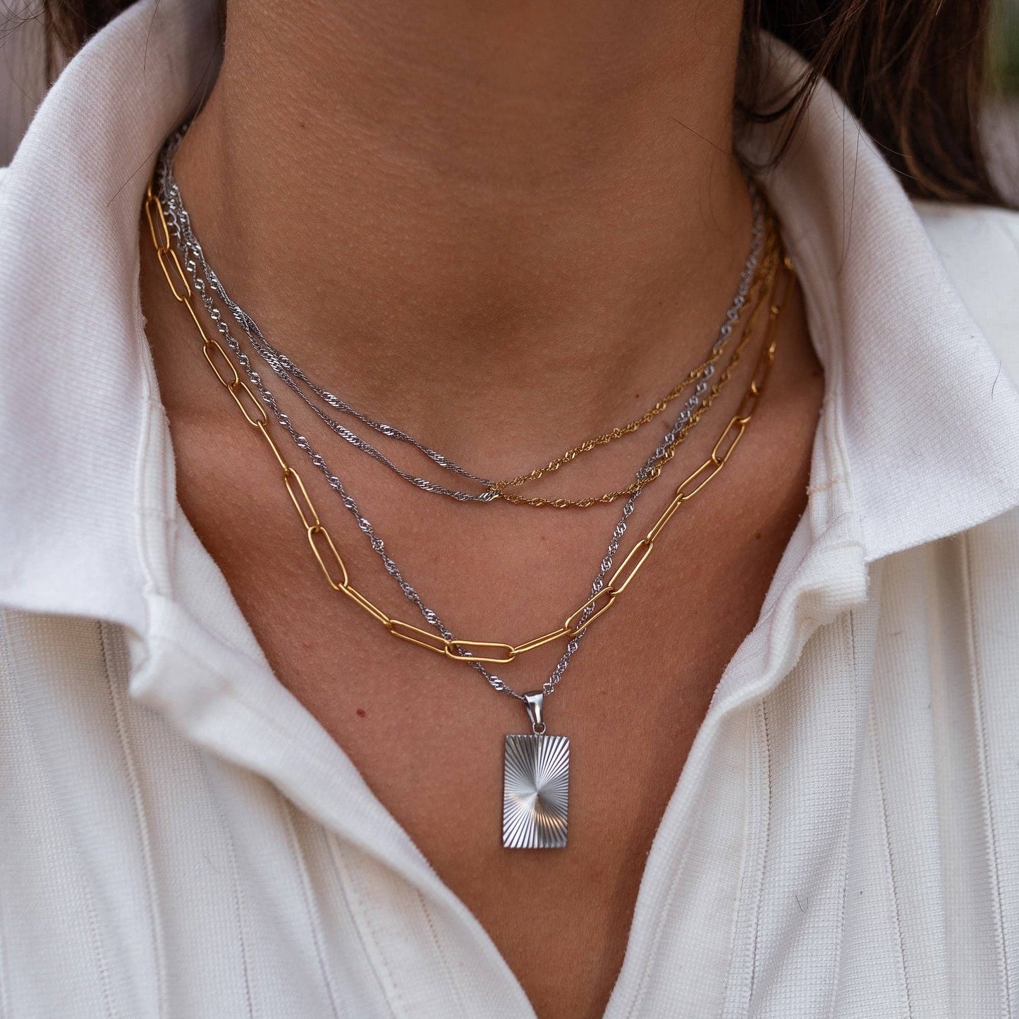 Lane Necklace - Gold / Silver