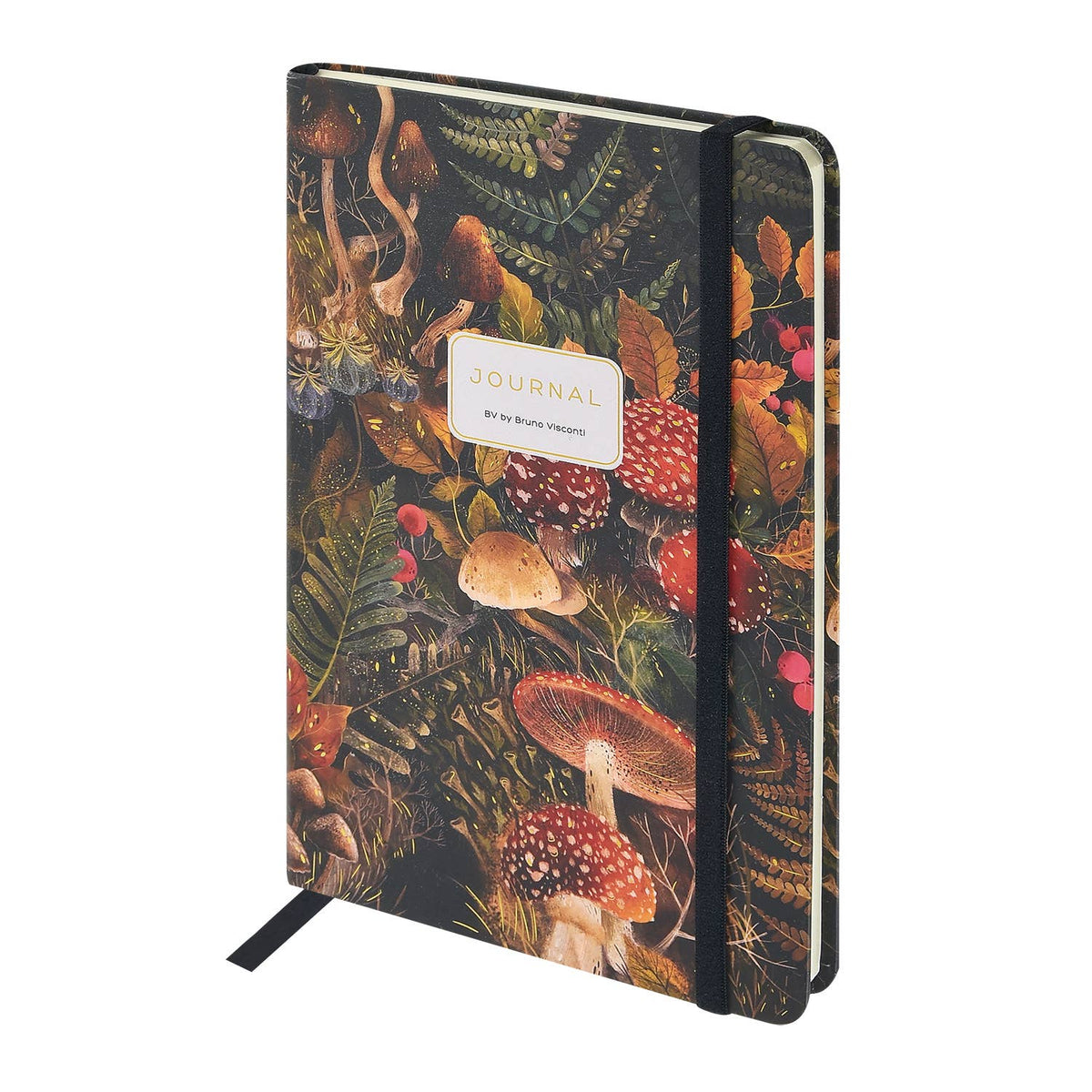 Hardcover Journal - Forest Mushrooms