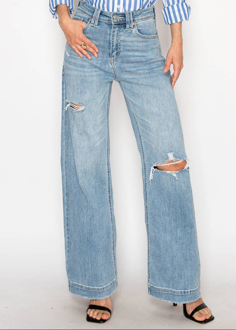 Isabella Corset Ultra High Rise Modern Wide Jeans