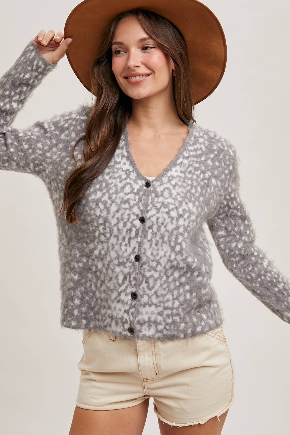 Super Soft Leopard Sweater Cardigan