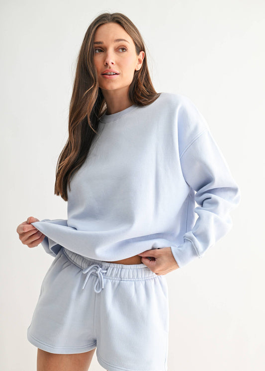 Boyfriend Oversized Fleece Sweatshirt
