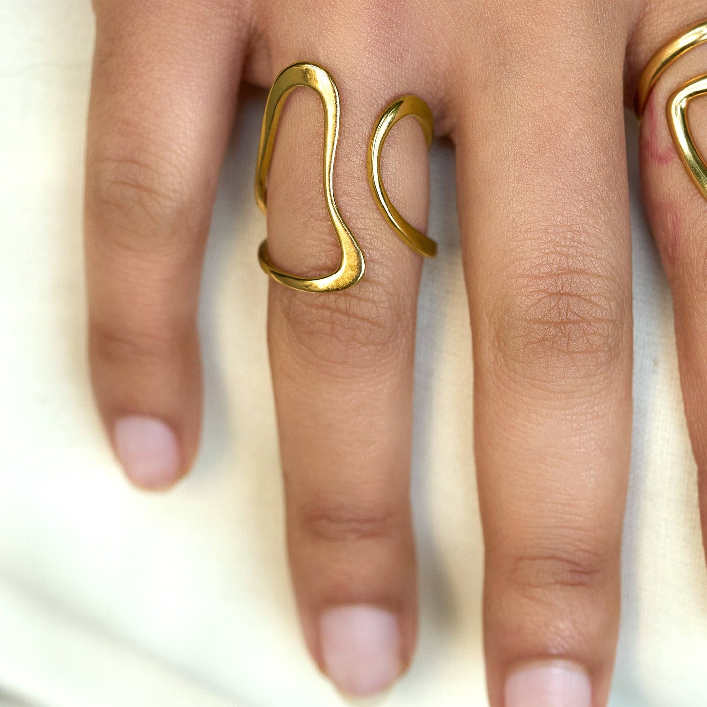 Side by Side Ring - Gold or Silver