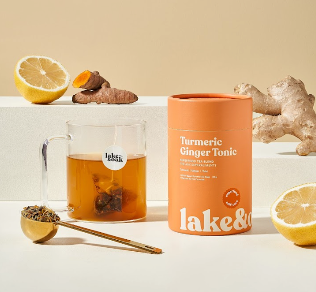 Turmeric Ginger Tonic - Superfood Tea Blend