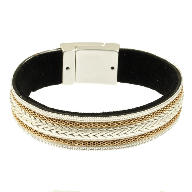 Matte Silver Chain Bracelet