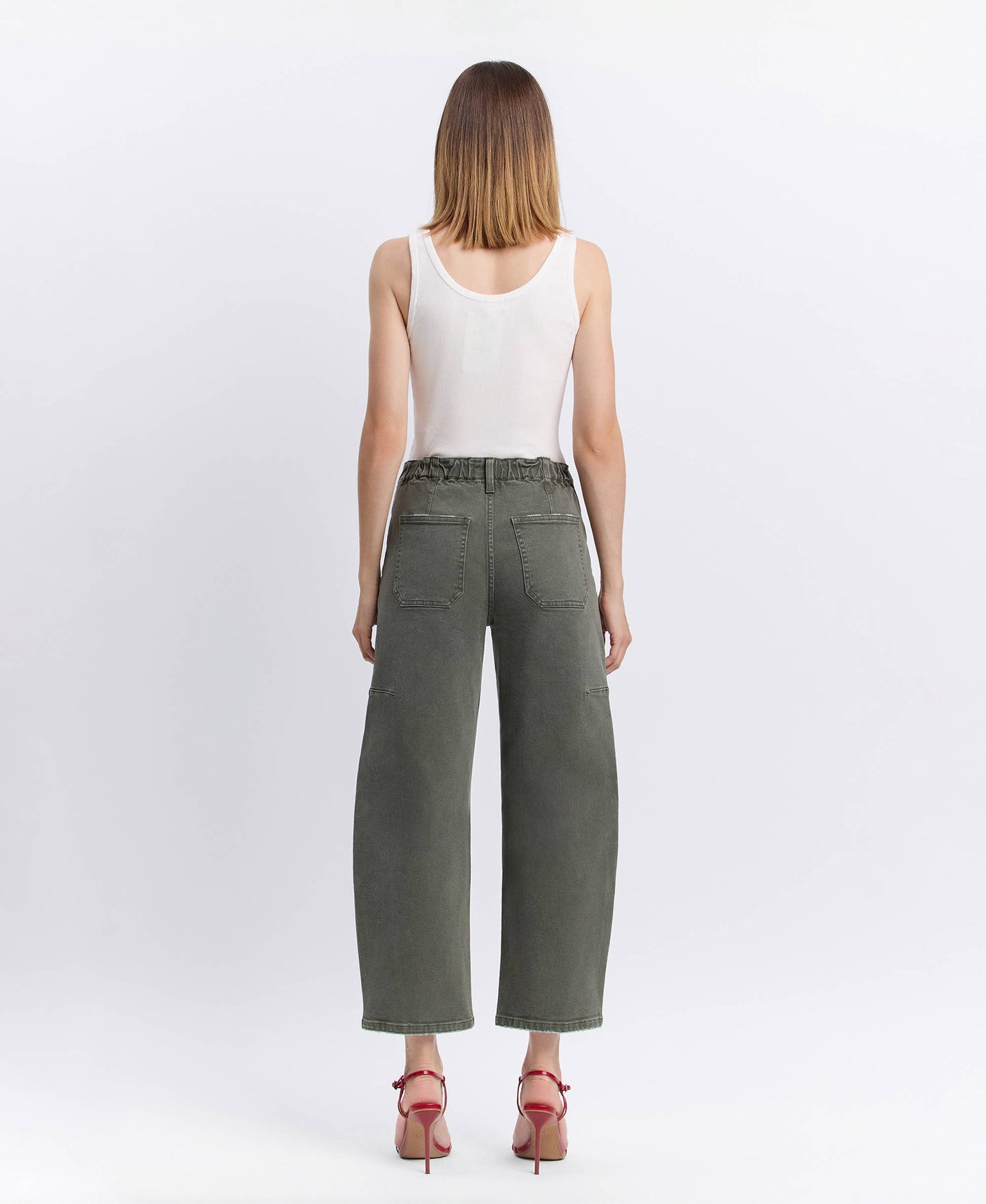 FLYING MONKEY Olivia High Rise Barrel Jean