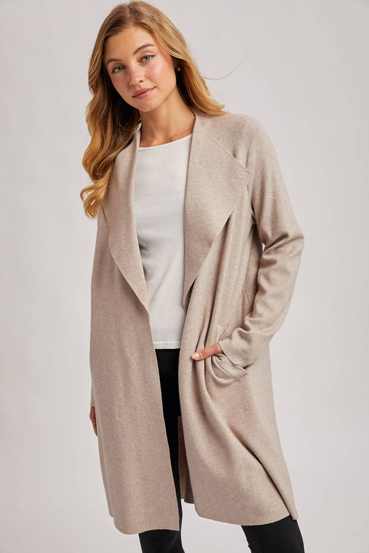 Modern Longline Knit Cardigan