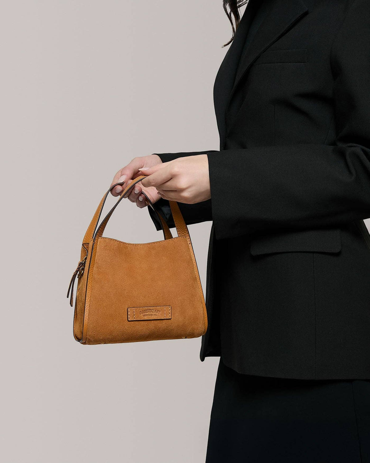 Auburn Mini Crossbody - Saddle Bomber Leather