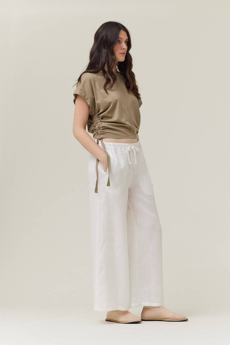 Side Scrunch Tee
