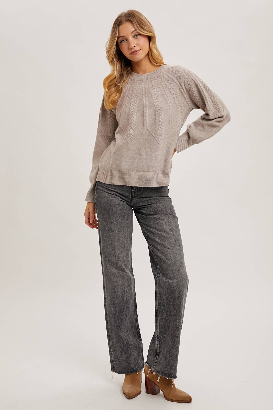 Manchester Cable Knit Sweater