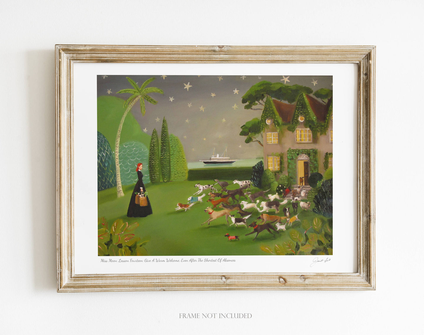 Miss Moon Lesson Fourteen Art Print - 8.5" X 11"