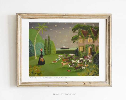 Miss Moon Lesson Fourteen Art Print - 8.5" X 11"
