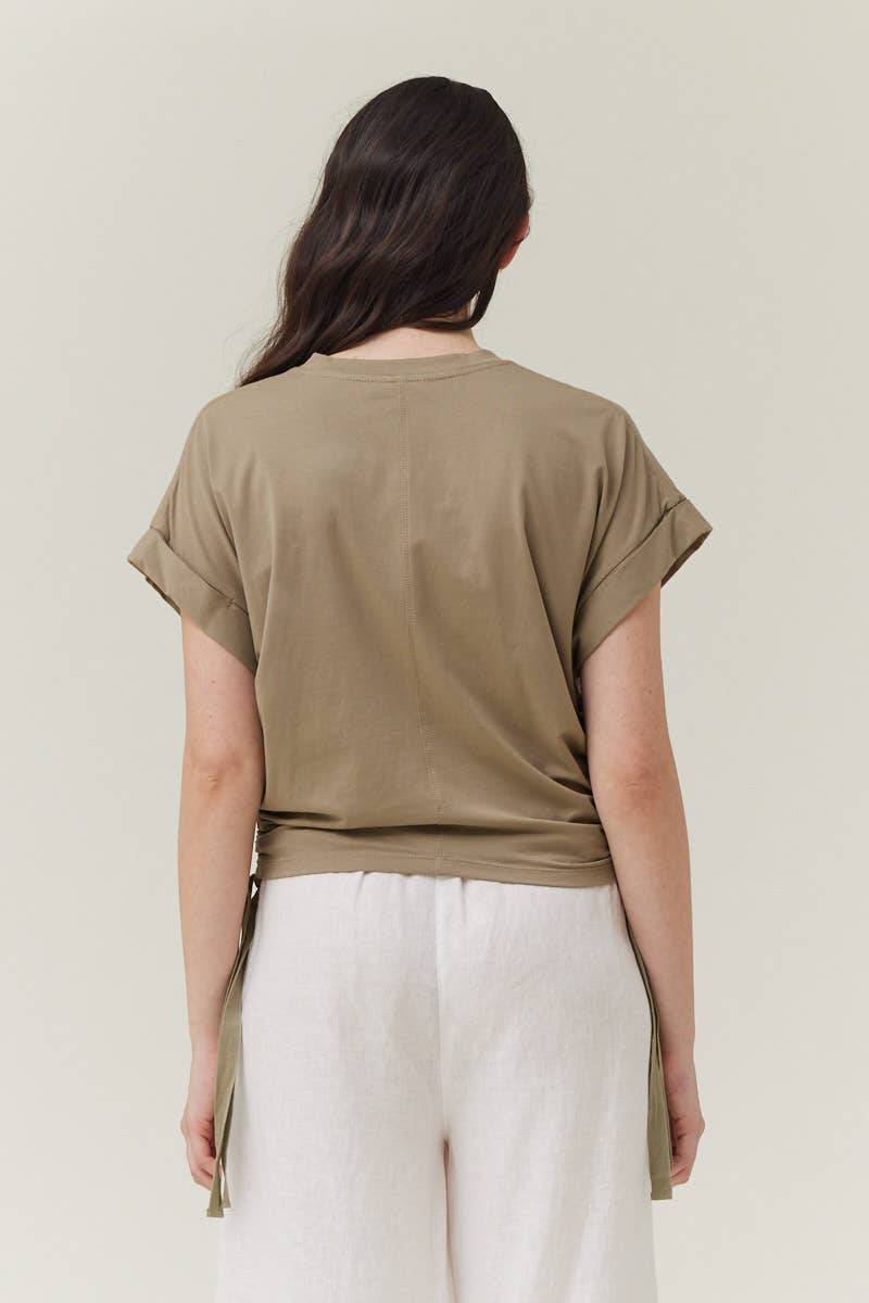 Side Scrunch Tee