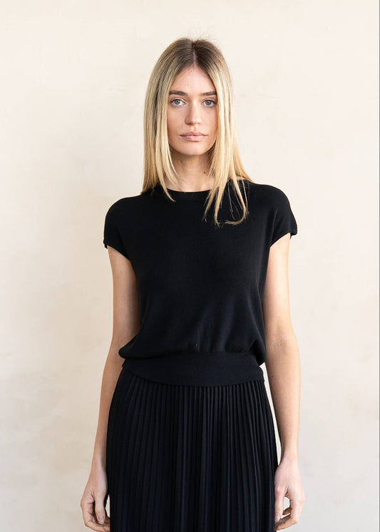 Crew Neck Sweater Knit Top