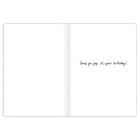 Leaping Frogs Birthday Card