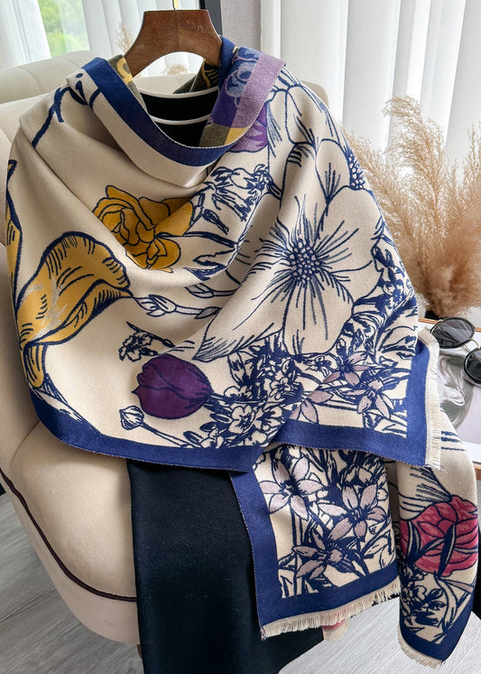 Floral Fields Reversible Wrap