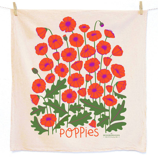 Poppies Tea Towel