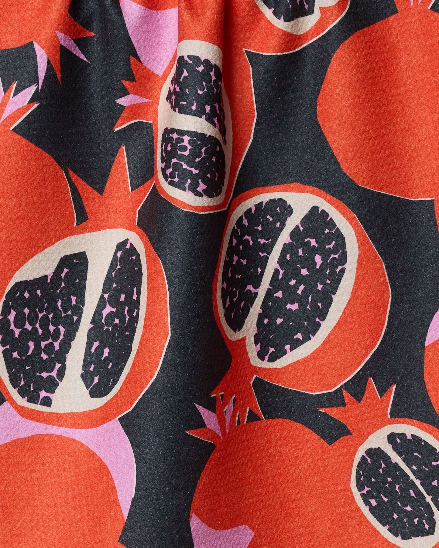 Geometry Graphic Pomegranates Tea Towel