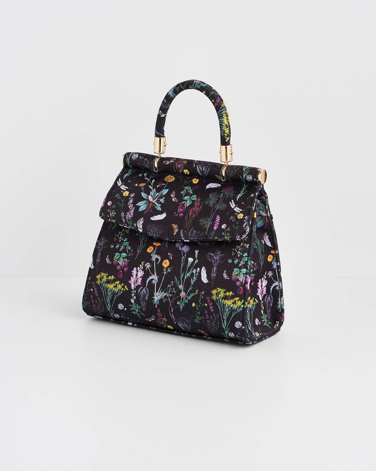 Wilderness Black Mini Top Handle Tote Bag