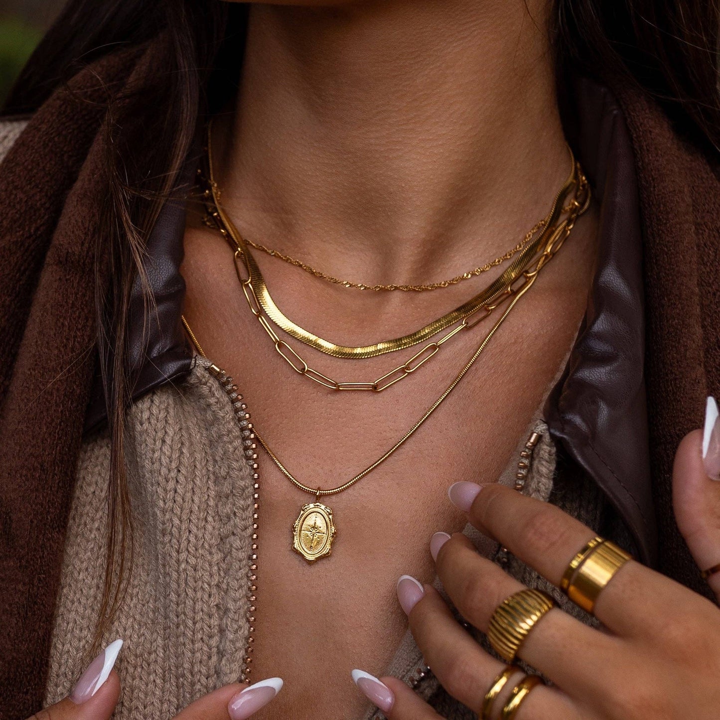 Lane Necklace - Gold / Silver