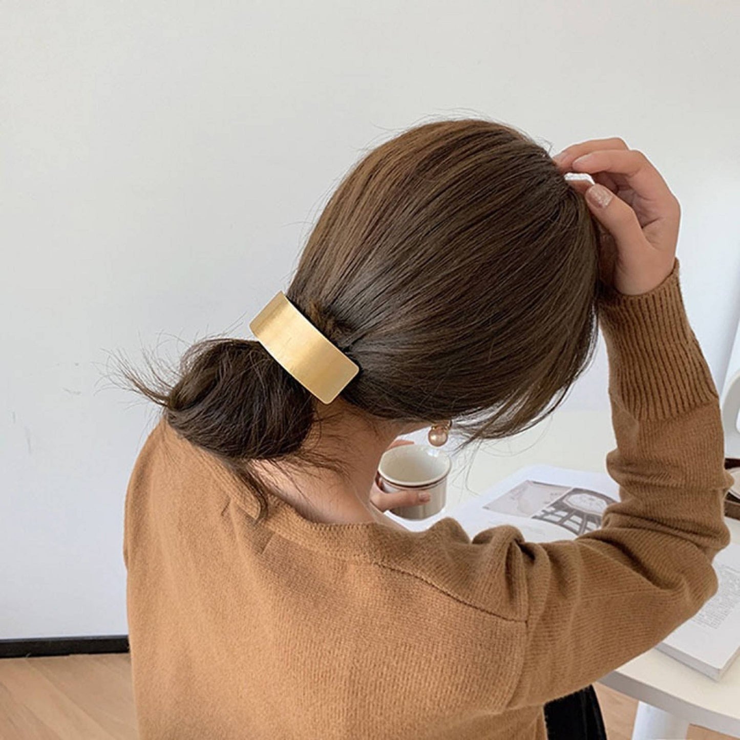 The Renee Metal Hair Clip - Gold / Silver